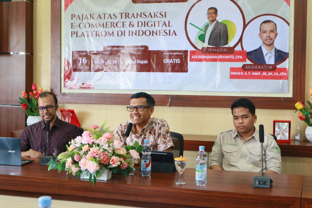 HMPS Akuntansi FEB UNIKAMA Gelar Seminar Pajak: Fokus Pajak atas Transaksi E-Commerce dan Digital Platform